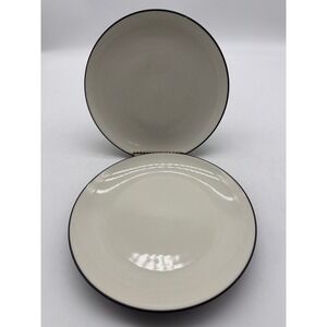 3 Noritake COLORWAVE GRAPHITE 8034 Salad Plates 8 1/4"